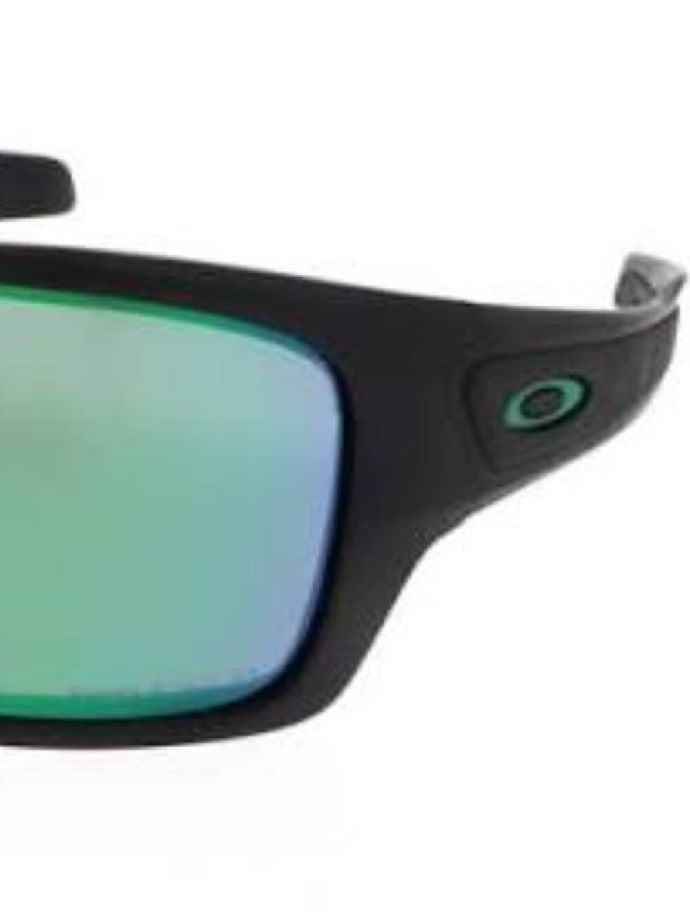 New! Oakley Turbine Matte Black Sunglasses Polarized Jade Lens - OO9263-15